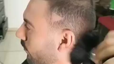 Trendy haircut