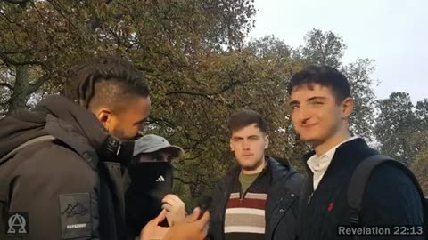 Speakers Corner - A Fight Breaks Out In The Background That Stops a Great Conver