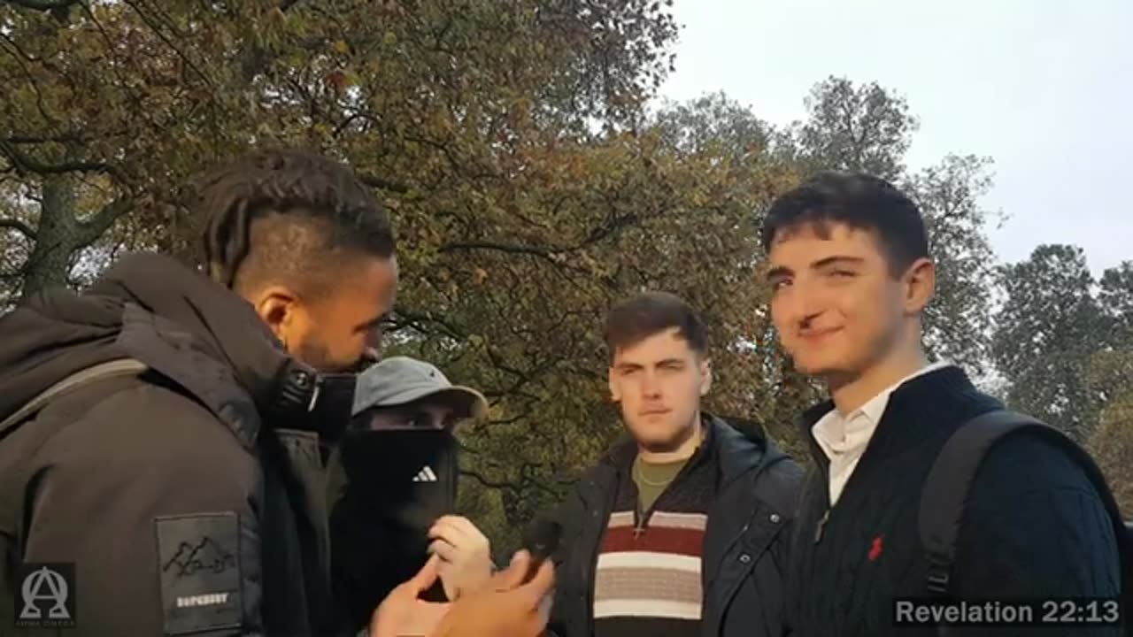 Speakers Corner - A Fight Breaks Out In The Background That Stops a Great Conver