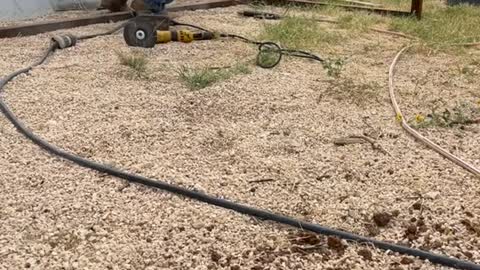 Welding on my storage shed