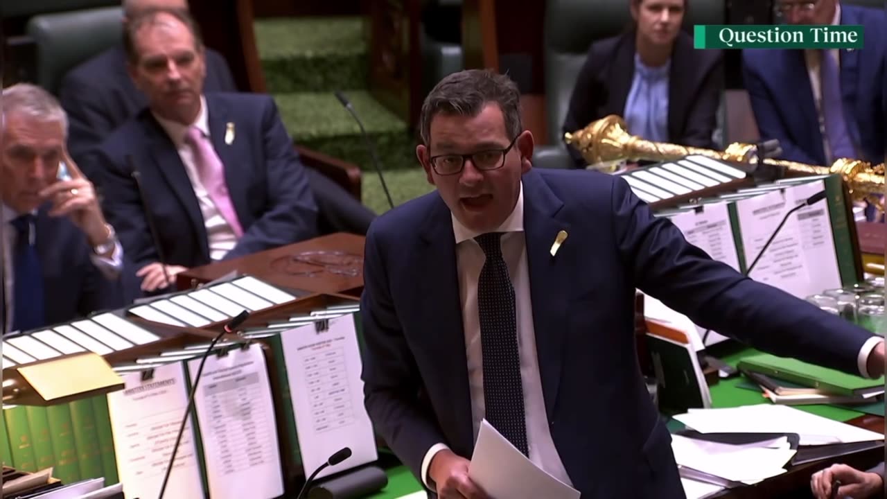 Daniel Andrews against Drag Story-time Protesters