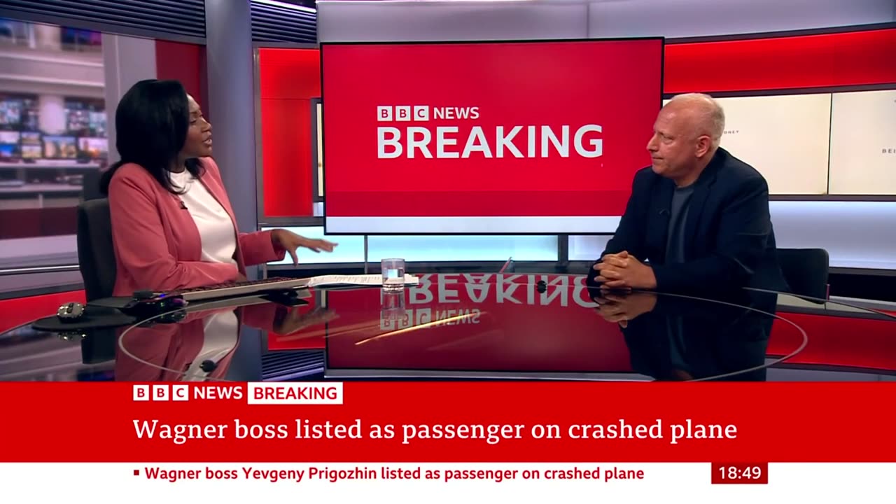 Wagner boss Prigozhin listed as passenger on crashed plane in Russia - BBC News