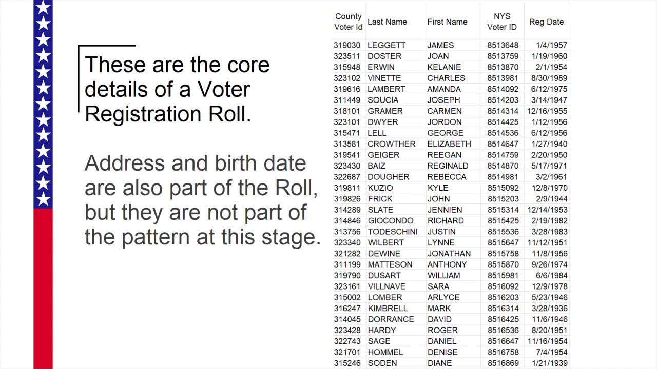 The Voter Matrix Discovered in New York