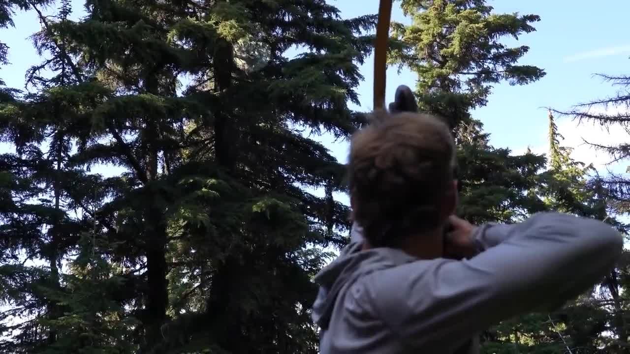3 Day Catch and Cook in Mountains with Homemade Bow -- 16