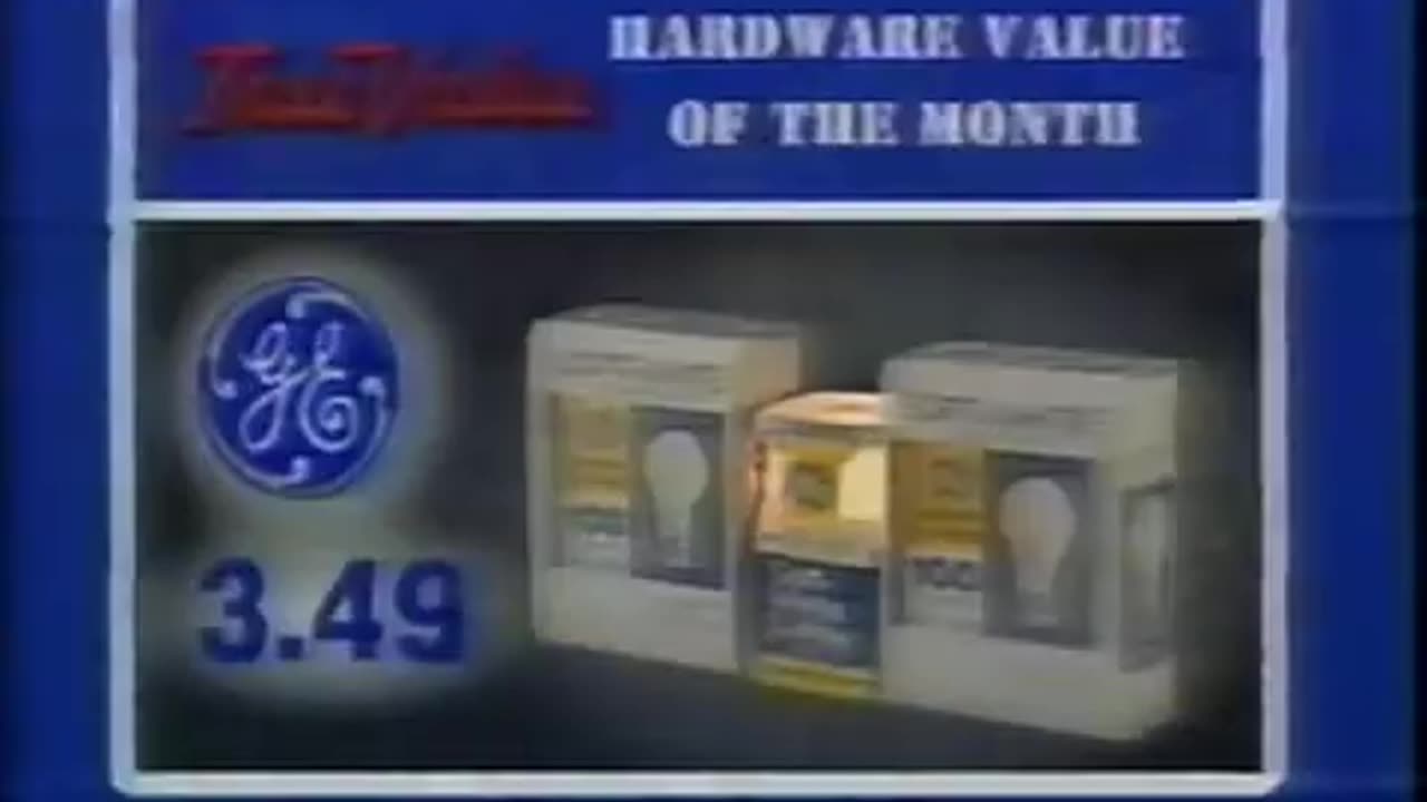 February 14, 1989 - GE Light Bulbs on Sale at True Value Hardware