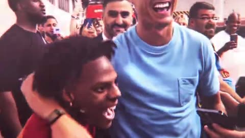 Ishowspeed meets Ronaldo in real life #shorts