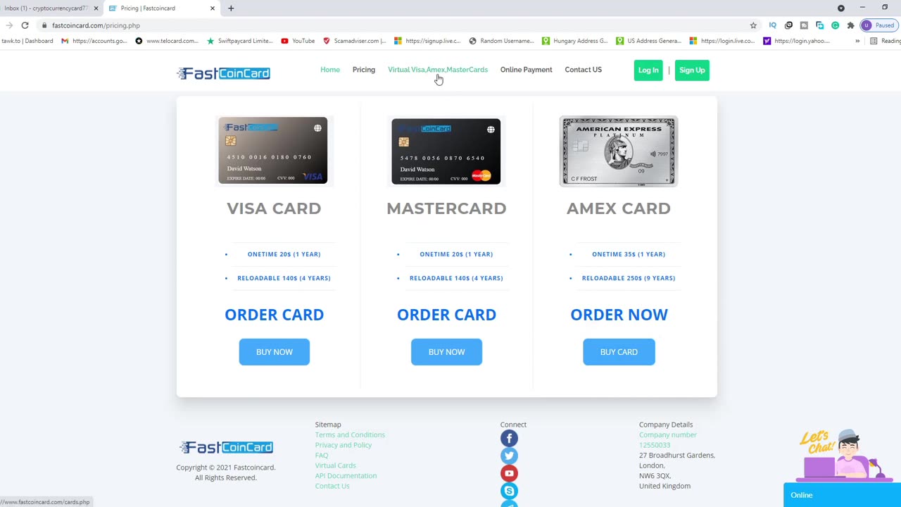 Unlimited Bitcoin Deposit Card