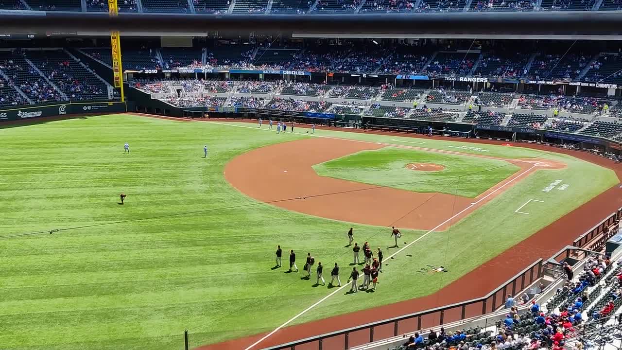 View From The SkyBox Seats at Globe Life Field