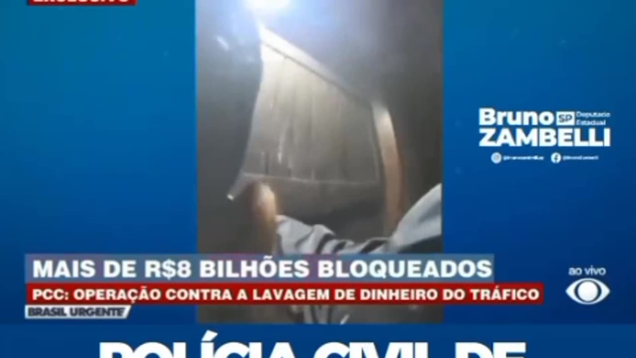 Polícia civil de SP bloqueia 8 Bilhões do PCC