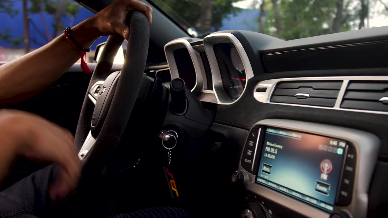 Dashboard of a car