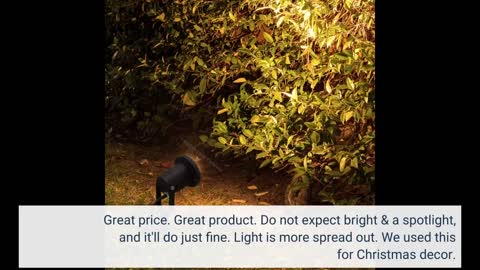 LED Landscape #Spotlight Outdoor IP65 Waterproof Garden-Overview