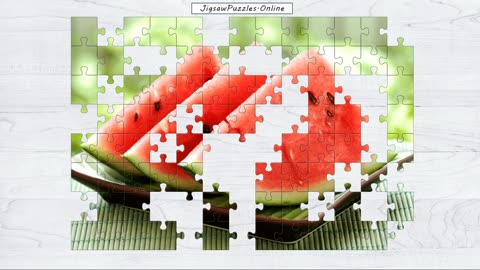 Sliced Watermelon Jigsaw Puzzle Online