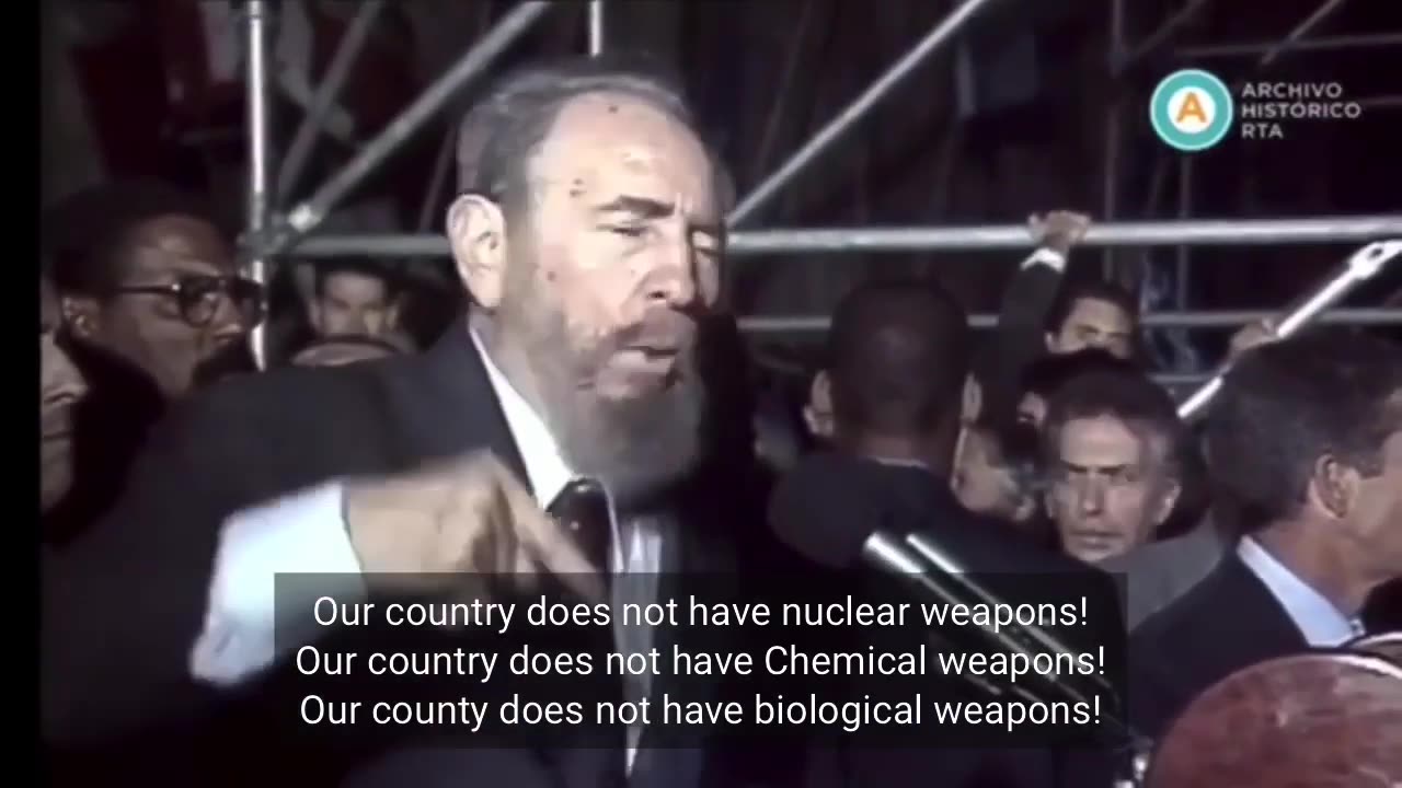 We Don't Bomb Other Countries - Fidel Castro
