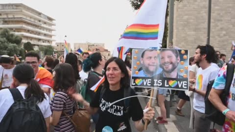 Bahkan Di Yerusalem Pun Pawai Homoseksual Dilaksanakan Terbuka !!! | Jerusalem Gay Pride Parade