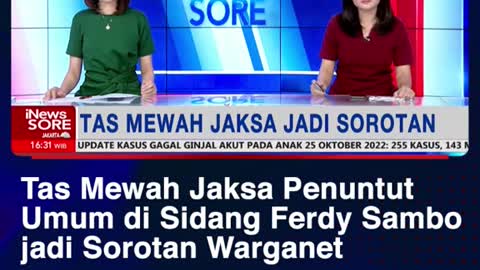 Tas Mewah Jaksa Penuntut Umum di Sidang Ferdy Sambo jadi Sorotan Warganet
