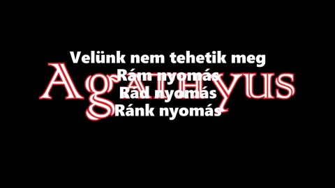 Agathyus ¬ Rám nyomás (hivatalos dalszöveges audió)