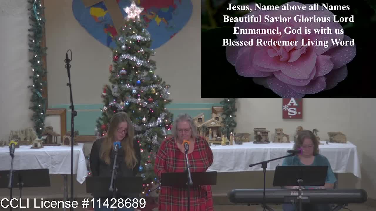 Moose Creek Baptist Church Sing “Jesus Name Above All Names” During Service 12-4-2022