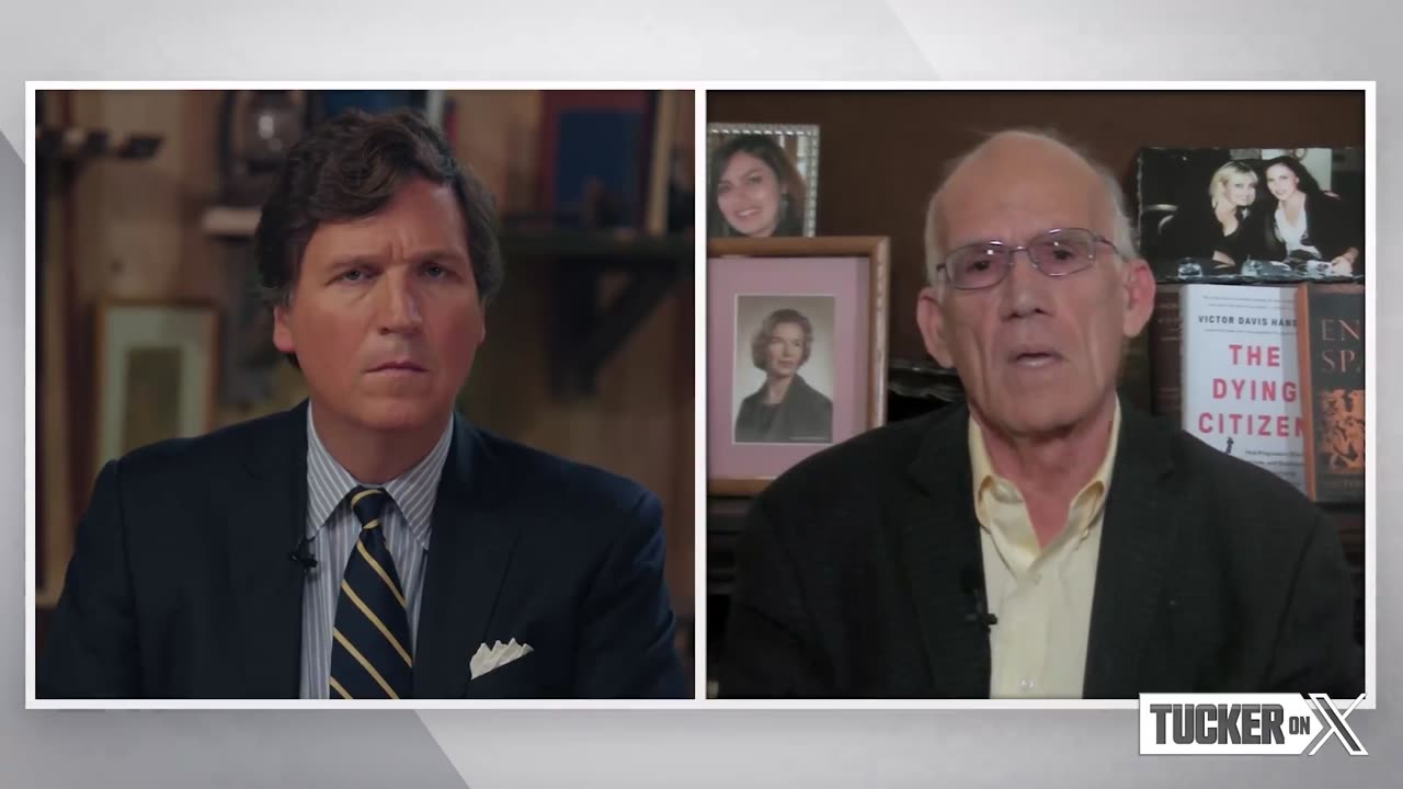 Tucker Carlson - Ep 27 - Carlson talks about Trump's court appearance w/Victor Davis Hanson