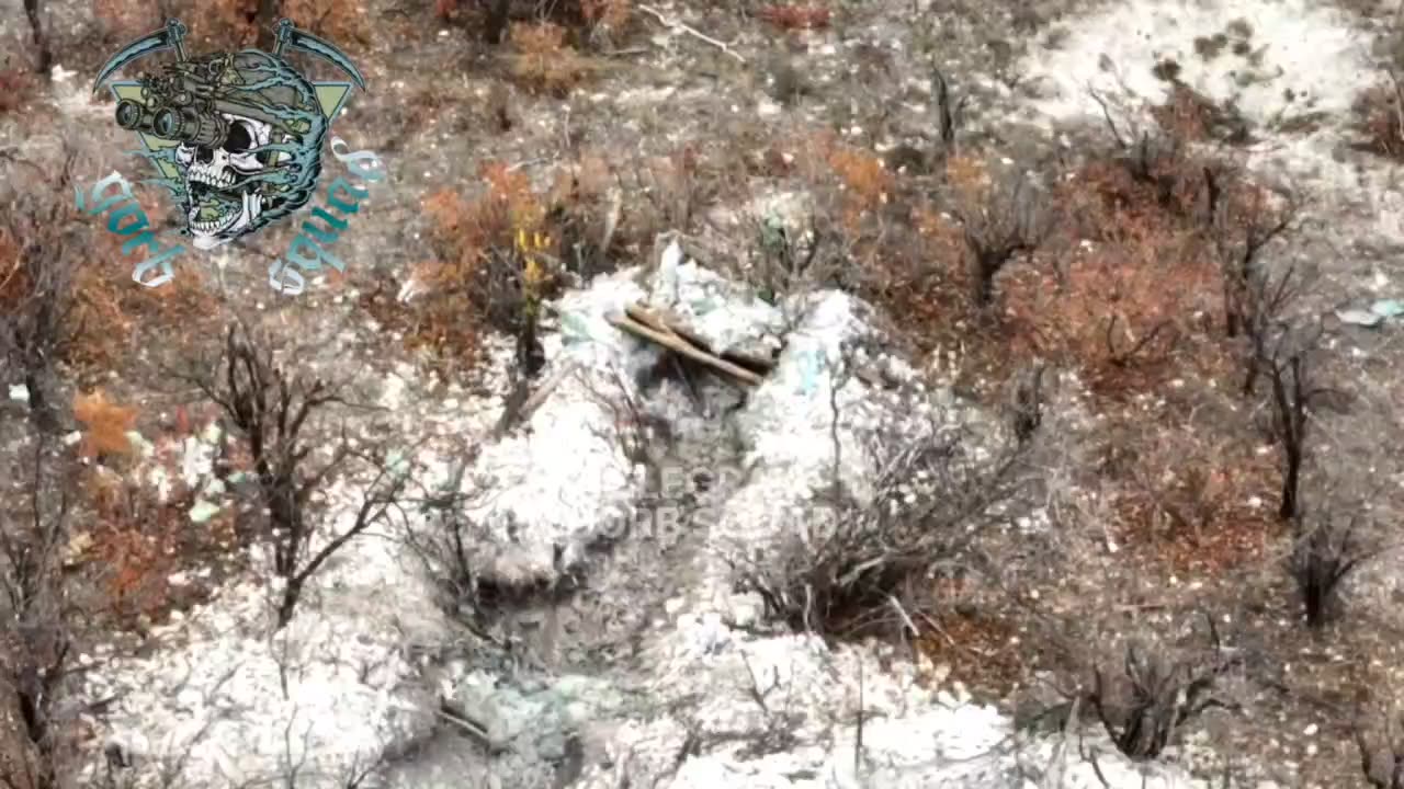 Vog Drops and Kamikaze FPV Strikes on Ukrainian Personnel and Shelters