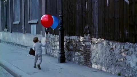 In the movie "The Red Balloon" (1956)