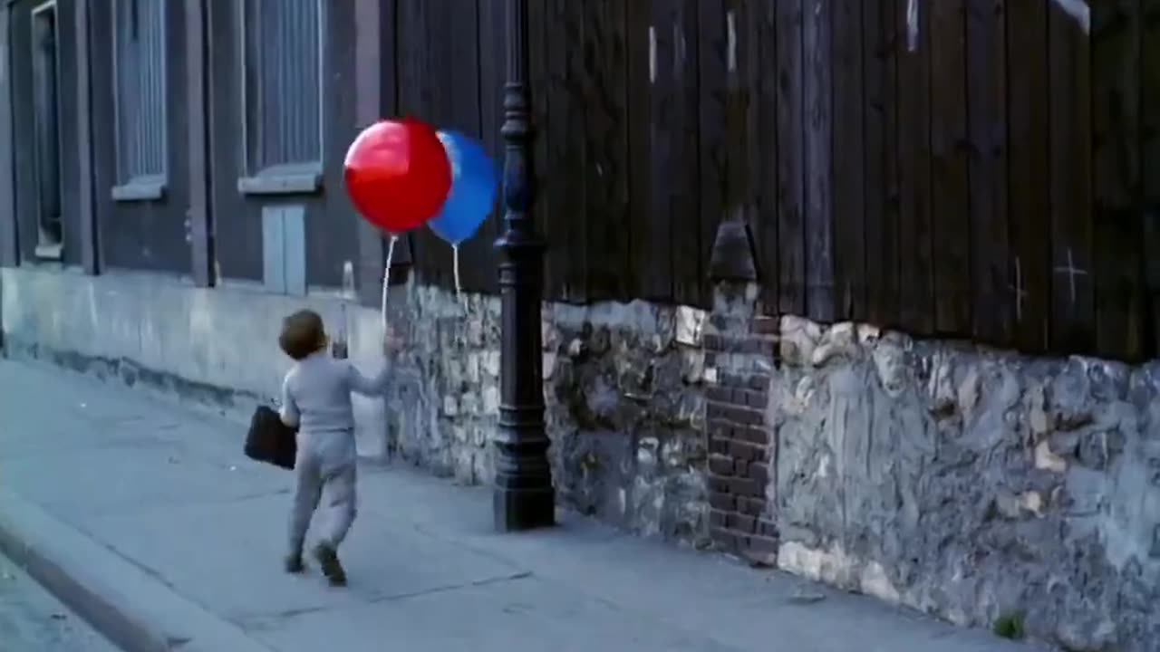 In the movie "The Red Balloon" (1956)