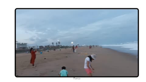 Puri beach view