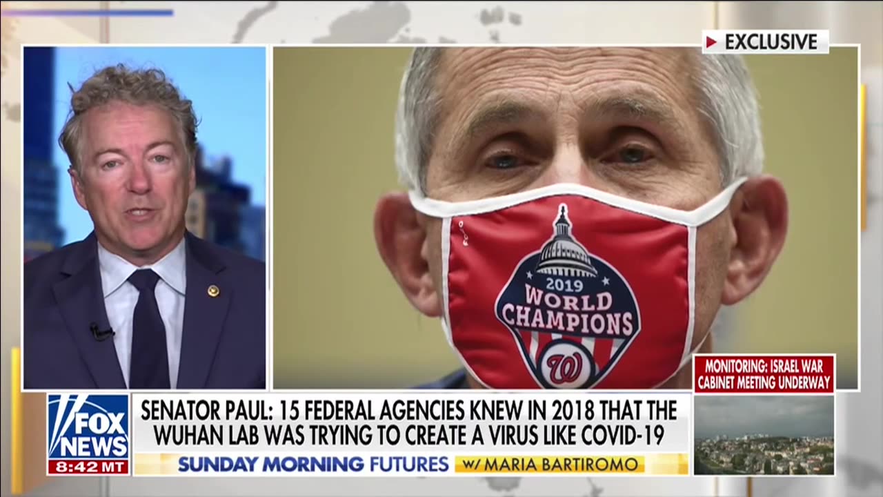 Dr. Rand Paul Joins Fox News to Discuss FISA, Israel Aid, and COVID Cover-Ups