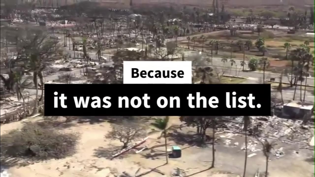 The Curious Case of the Lahaina Wildfire: Houses and Boats Burned, Why Not the Beach Resort Hotel?