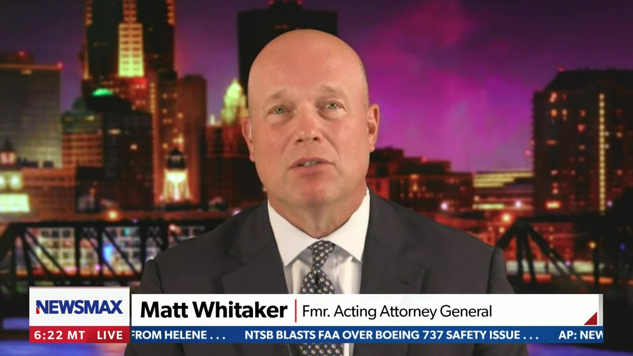 Matt Whitaker on Prime News - Newsmax 09.30.2024