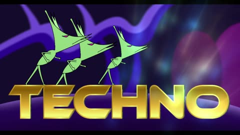 Techno Green Man