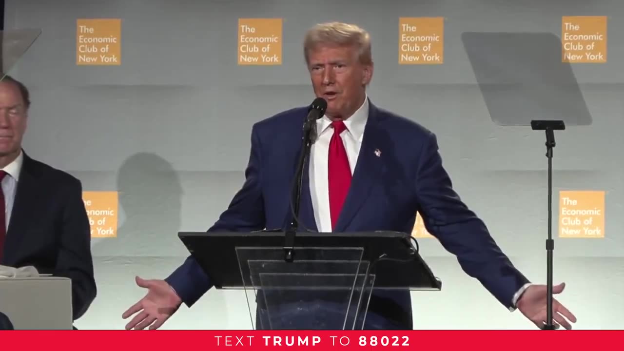 Donald J. Trump Addresses the economic club of New York