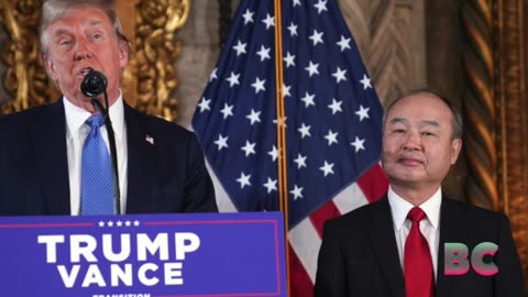 Trump and SoftBank CEO announce the company will invest $100 billion in US projects