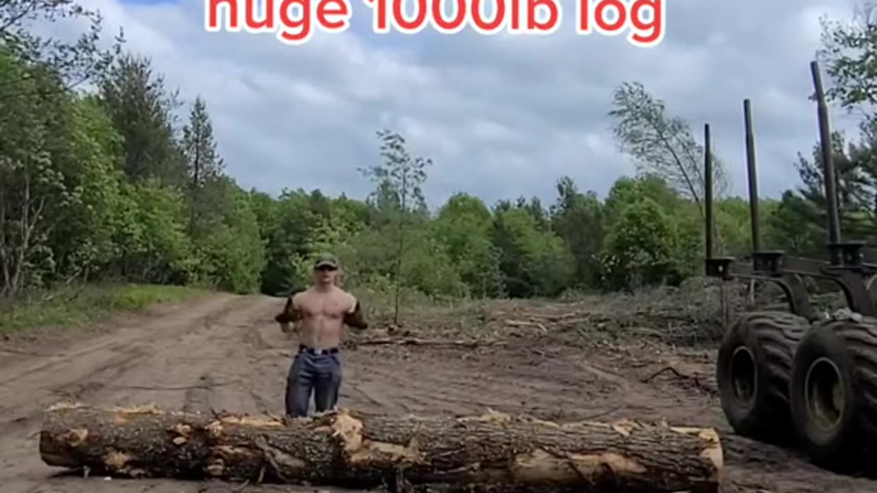 Lifting a 1000lb log