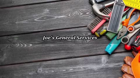 Joe's General Services - (805) 610-4950