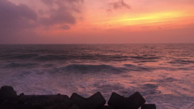 Sunset after a typhoon Okinawa