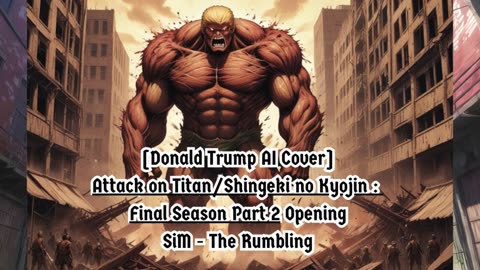 [Donald Trump sings/AI Cover] Attack on Titan/Shingeki no Kyojin Final Season OP Sim -The Rumbling