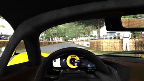 POV 840HP Ferrari Daytona SP3: V12 Engine Sound | GoodWood | Assetto Corsa | Logitech G25 #shorts