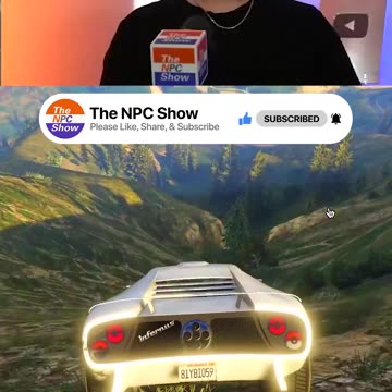 Driving REALLY REALLY REALLY Downhill In A Lambo