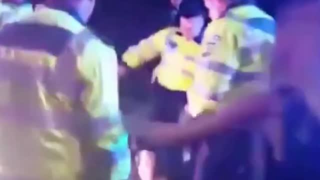 Man Kicks Cop And Regrets It Instantly