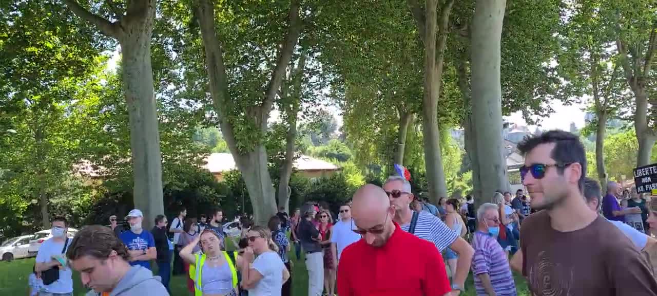 Manifestation Thonon-les-bains le 18 07 2021