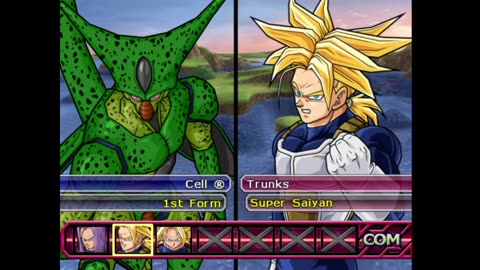 Cell vs Trunks Dragon Ball Z Budokai 3