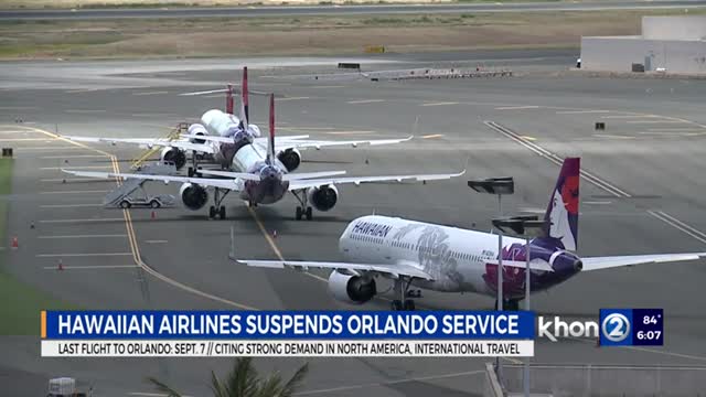 Hawaiian Airlines cancels Florida flights