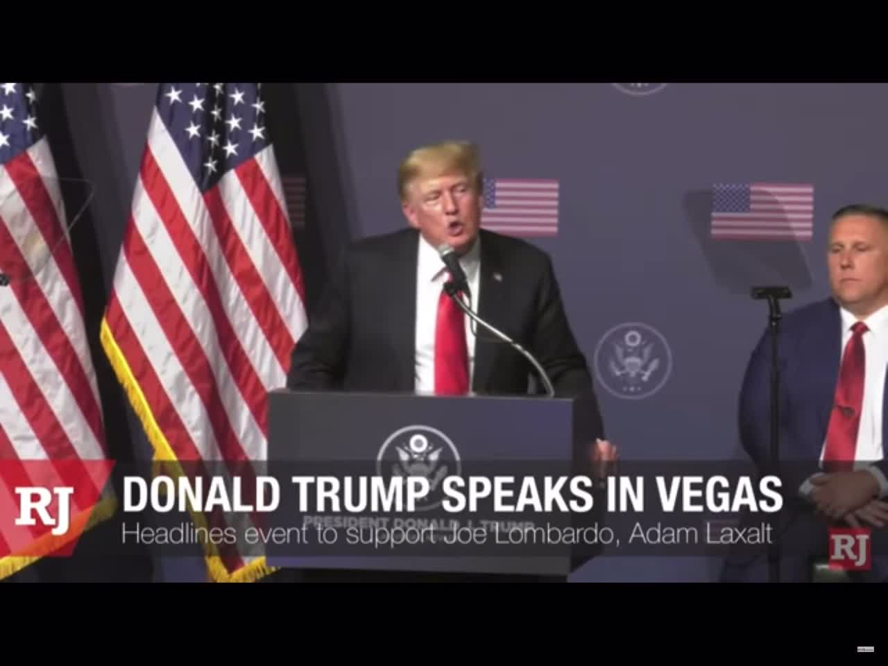 7/8/22 President Donald Trump Las Vegas NV regrets not using the national guard. Never again