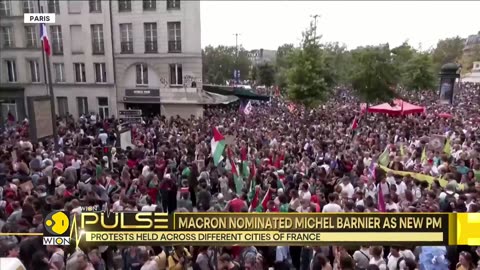 Thousands hits the streets in France after Macron names Barnier as French PM | WION Pulse