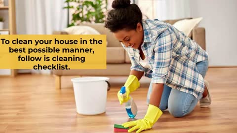 Whole House Cleaning Checklist 2021
