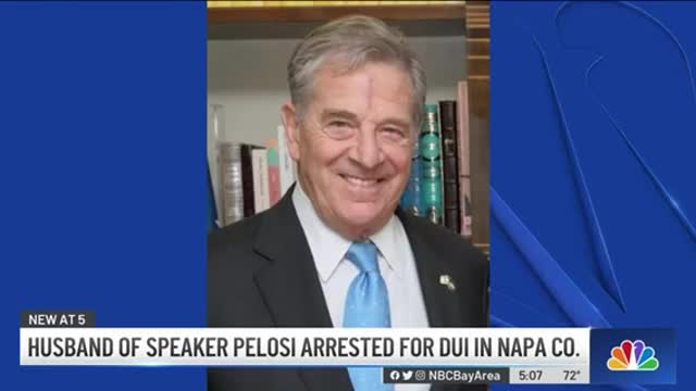 Nancy Pelosi’s Husband Arrested for DUI AGAIN in California