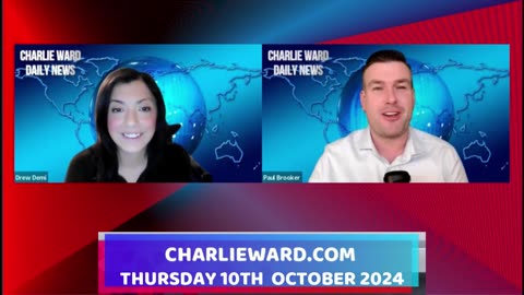 CHARLIE WARD DAILY NEWS WITH PAUL BROOKER & DREW DEMI - THURSDAY 10TH OCTOBER 2024