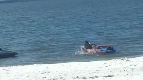 Jet Ski Crashes Before Even Taking Off