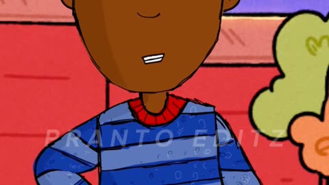 Cartoon with pranto