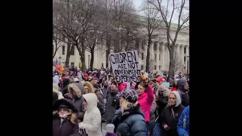 Antivax ID Protest New York 010521